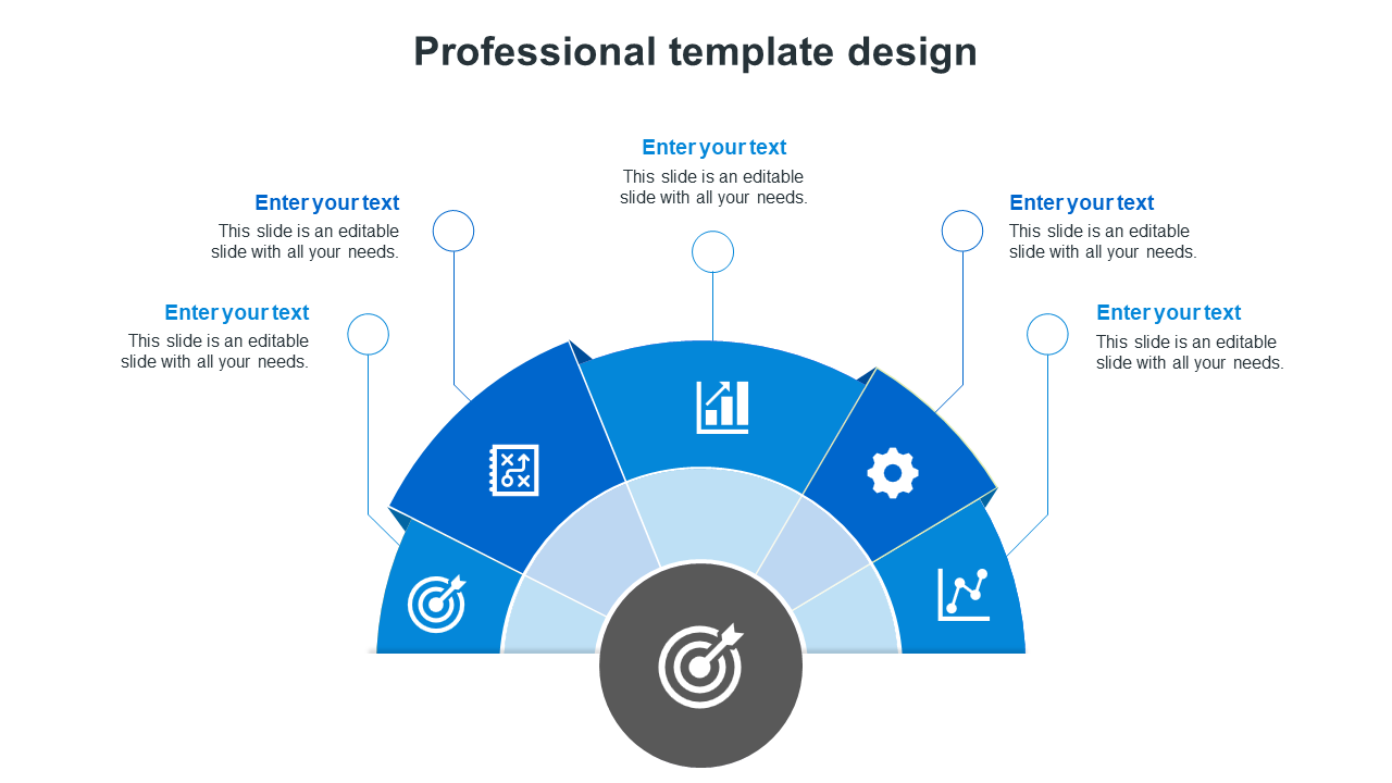 professional template design-blue